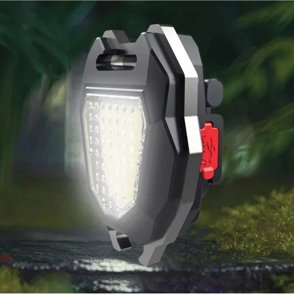 Аккумуляторный LED фонарик W5144 с Type-C (7 режимов, прикуриватель, шнур, магнит)