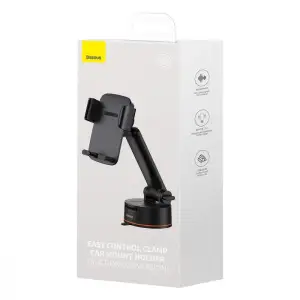 Автодержатель Baseus Easy Control Clamp Pro (Suction Cup) Black, SUYK020001