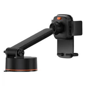 Автодержатель Baseus Easy Control Clamp Pro (Suction Cup) Black, SUYK020001