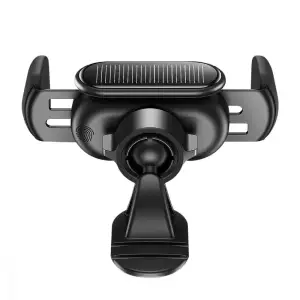 Тримач в машину Baseus Steel Cannon pro Solar Electric Black, SUGP010001