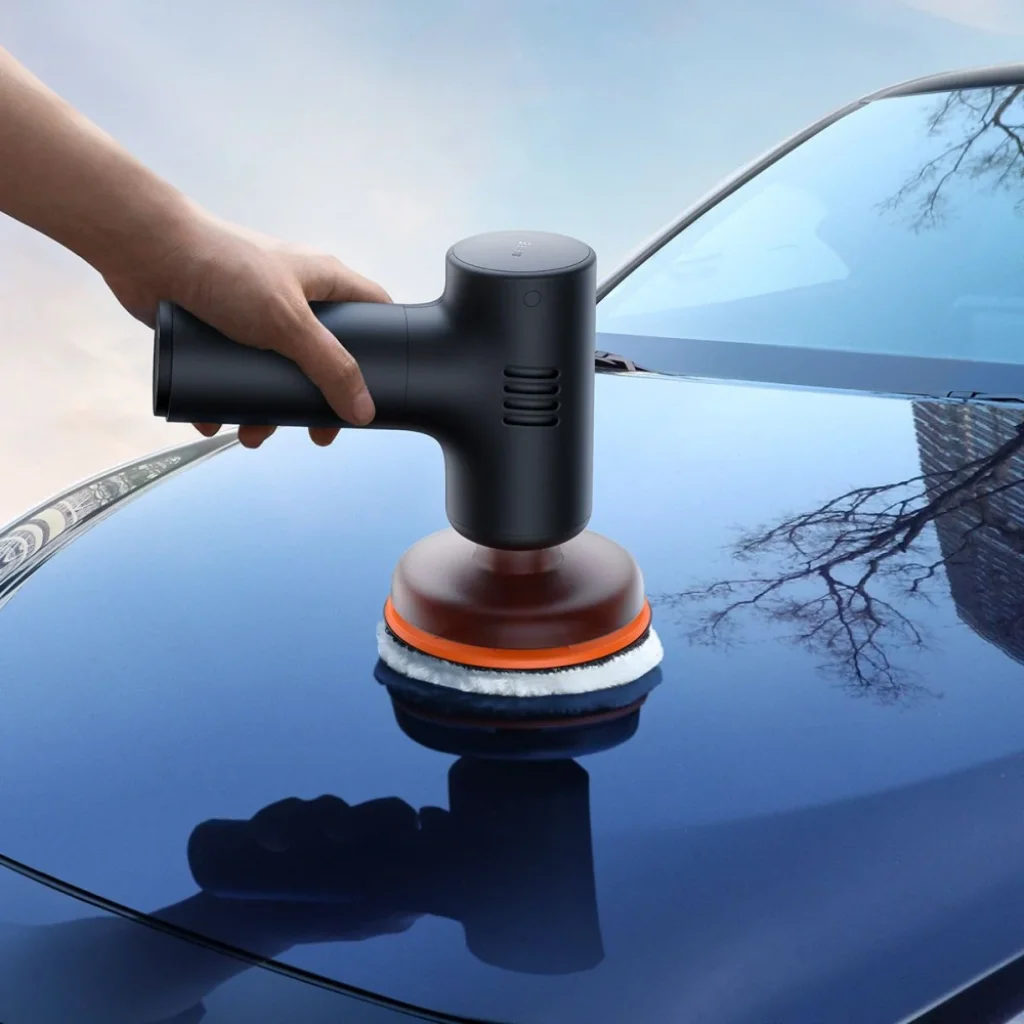 Автомобільний полірувальник Baseus NeoPower Wireless Mini Car Waxer Lite Black, CRLQ000001