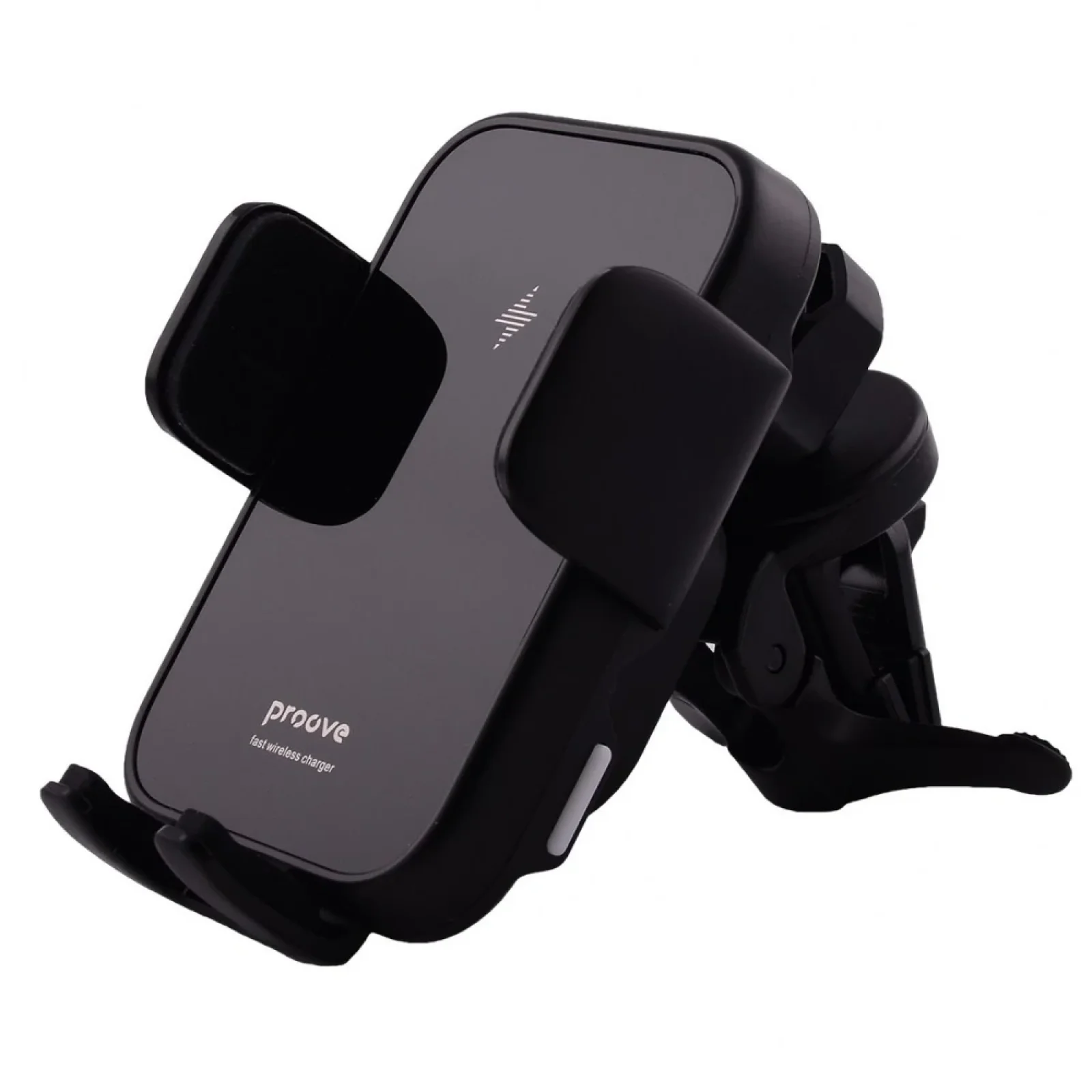 Автодержатель с беспроводной зарядкой Proove Triple Clamp15W Black WHTC15010001