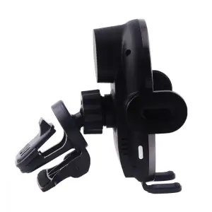 Автодержатель с беспроводной зарядкой Proove Rounded Energy Pro 15W Black WHRP15010001