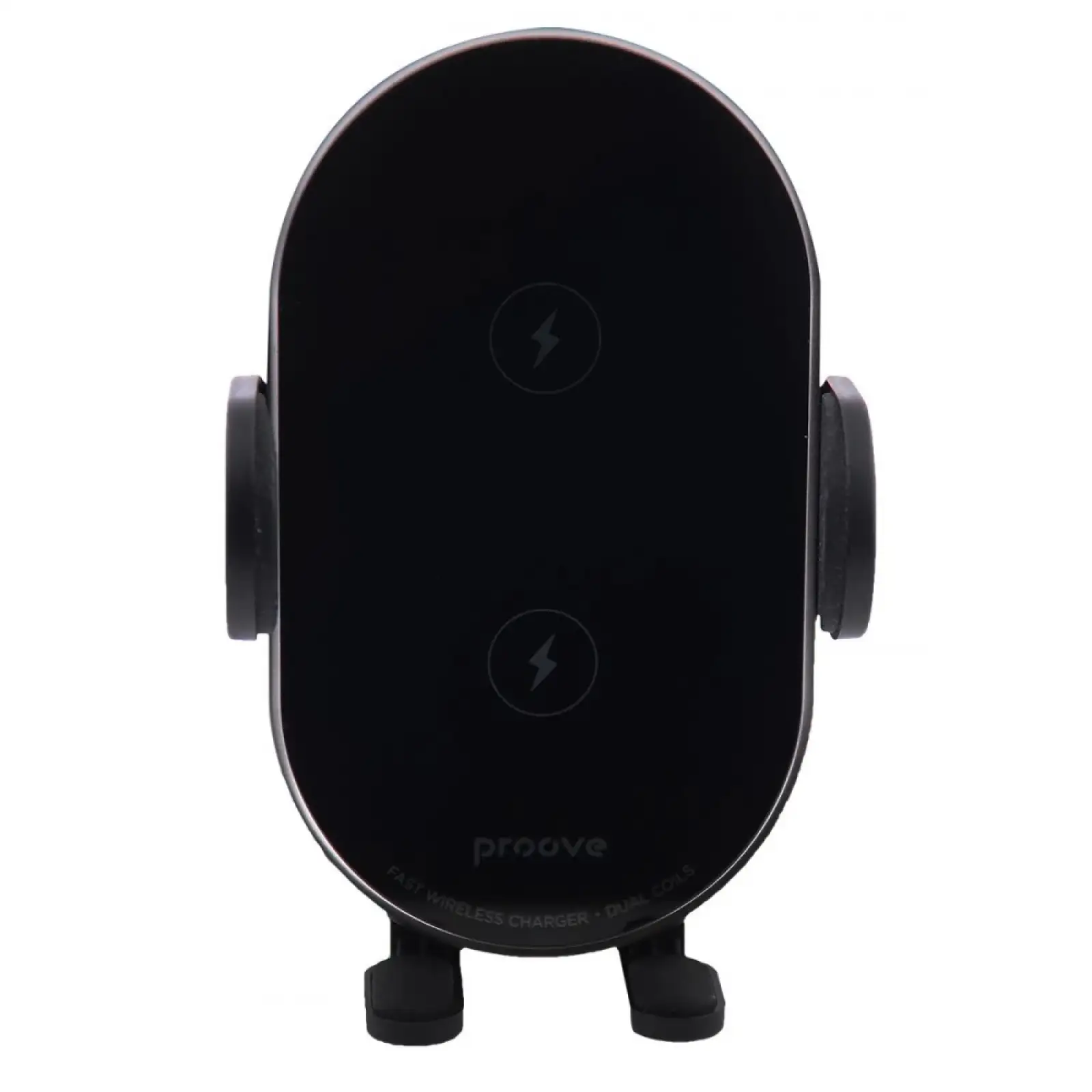 Автодержатель с беспроводной зарядкой Proove Rounded Energy Pro 15W Black WHRP15010001