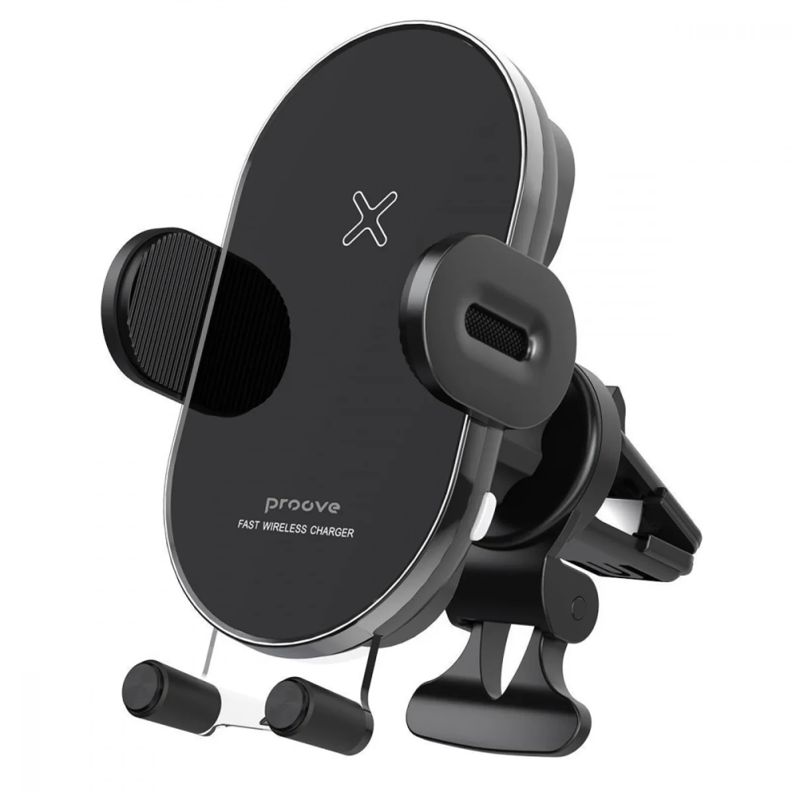 Тримач в машину з бездротовим ЗП Proove Rounded Energy 15W Black WHRE15010001
