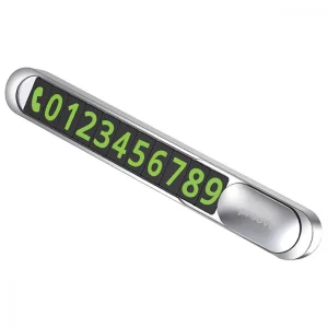 Паркувальна Карта Proove Parking Number Plate Metal Lock Silver, AAPM00000005