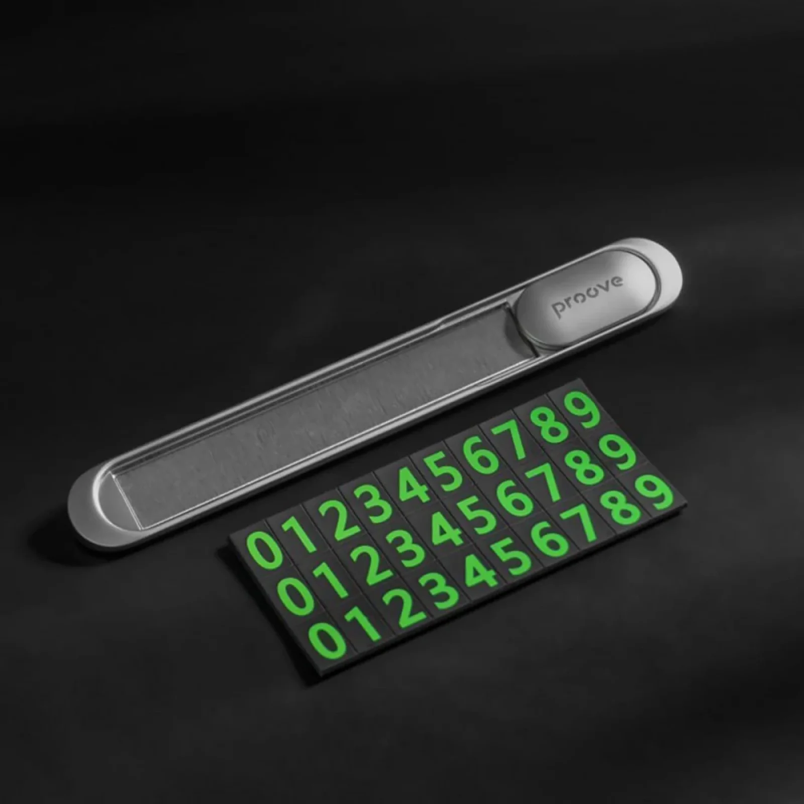 Паркувальна Карта Proove Parking Number Plate Metal Lock Silver, AAPM00000005