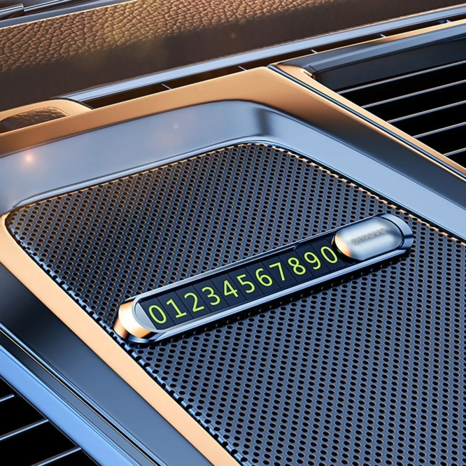 Паркувальна Карта Proove Parking Number Plate Metal Lock Silver, AAPM00000005