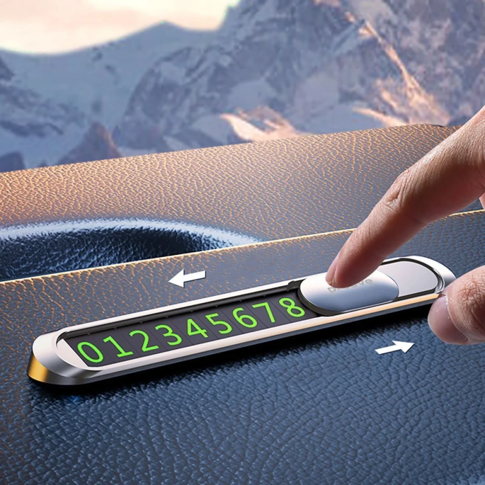 Паркувальна Карта Proove Parking Number Plate Metal Lock Silver, AAPM00000005