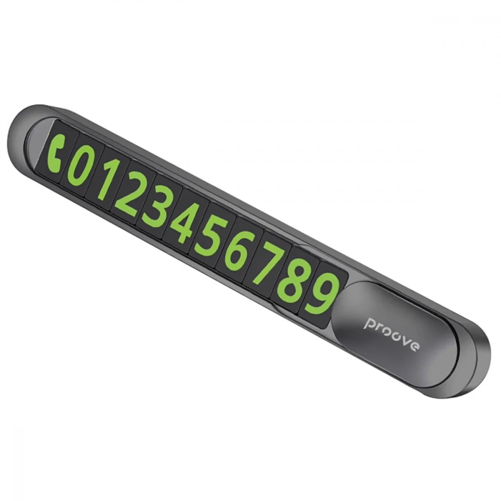Паркувальна Карта Proove Parking Number Plate Metal Lock Dark Gray, AAPM00000005