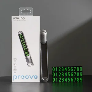 Паркувальна Карта Proove Parking Number Plate Metal Lock Dark Gray, AAPM00000005