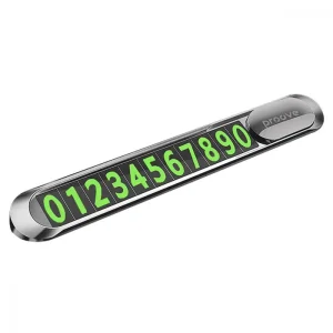 Паркувальна Карта Proove Parking Number Plate Metal Lock Dark Gray, AAPM00000005