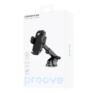 Тримач в машину Proove Longway Plaid Suction Type Car Mount Black CHLP00000001