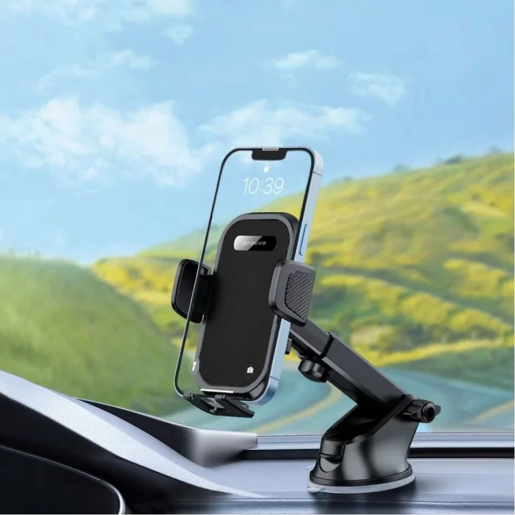 Тримач в машину Proove Longway Plaid Suction Type Car Mount Black CHLP00000001