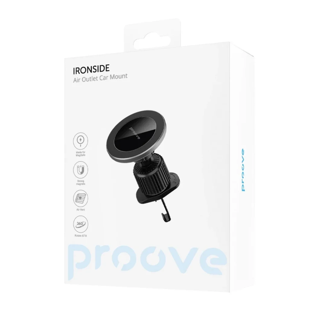 Тримач в машину Proove Ironside Air Outlet Car Mount Black, CHIS00000001