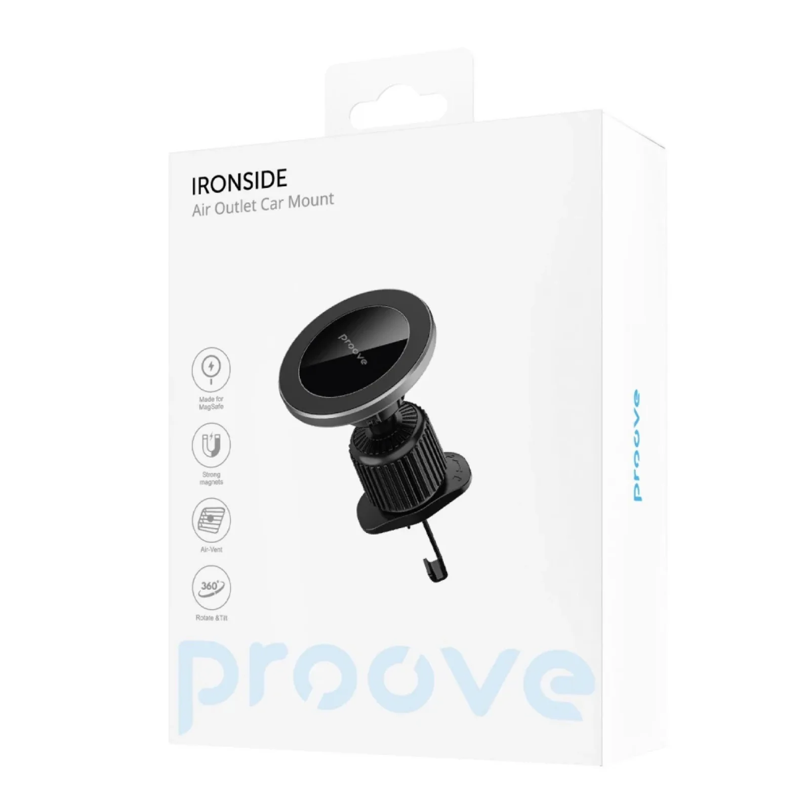 Тримач в машину Proove Ironside Air Outlet Car Mount Black, CHIS00000001
