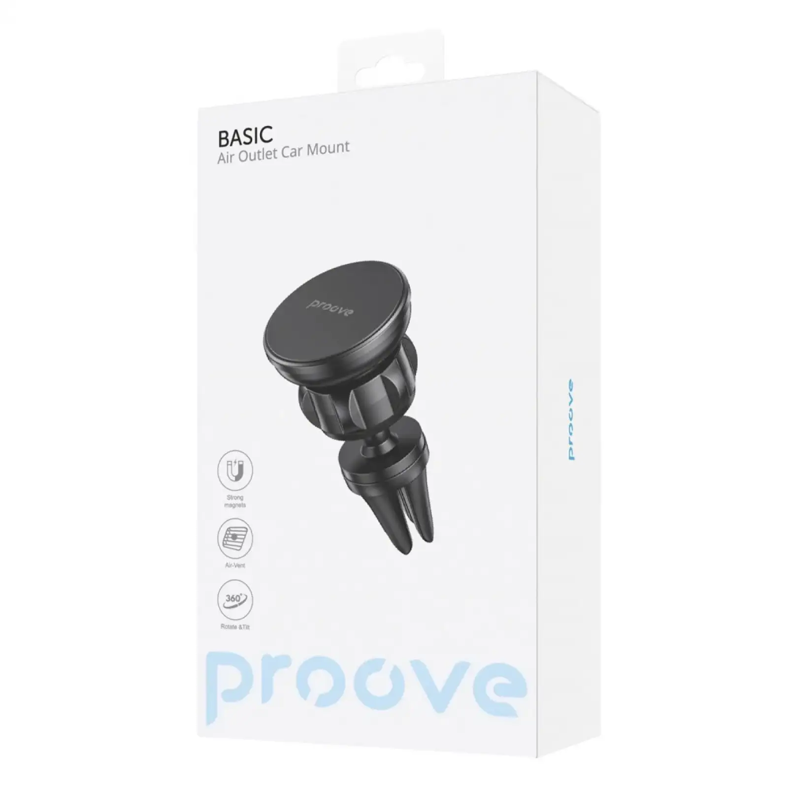 Автодержатель Proove Basic Air Outlet Car Mount Black CHBA00000001