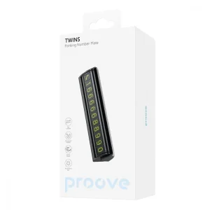 Парковочная карта Proove Twins Parking Number Plate Black AATP00000001
