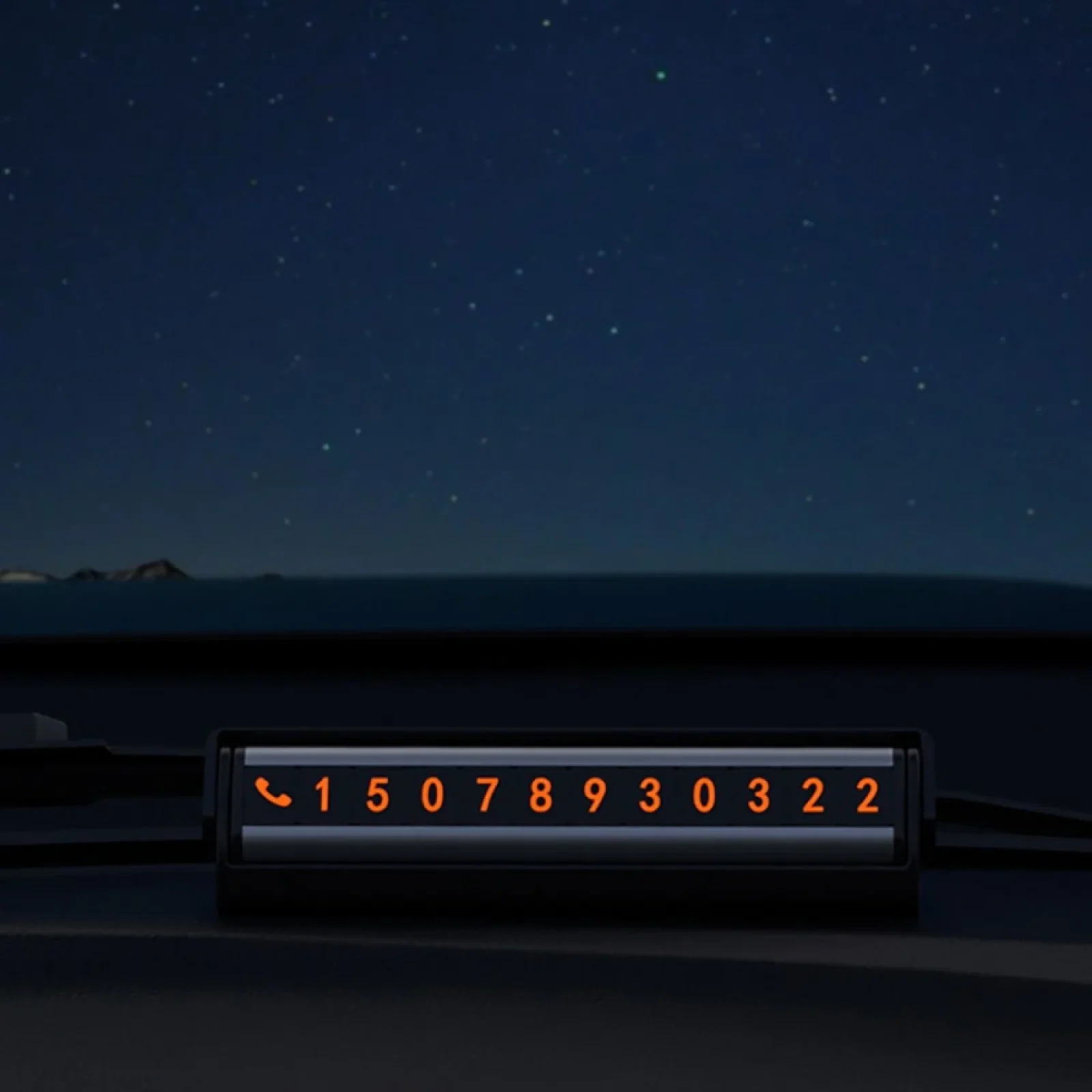 Парковочная карта Proove Twins Parking Number Plate Black AATP00000001