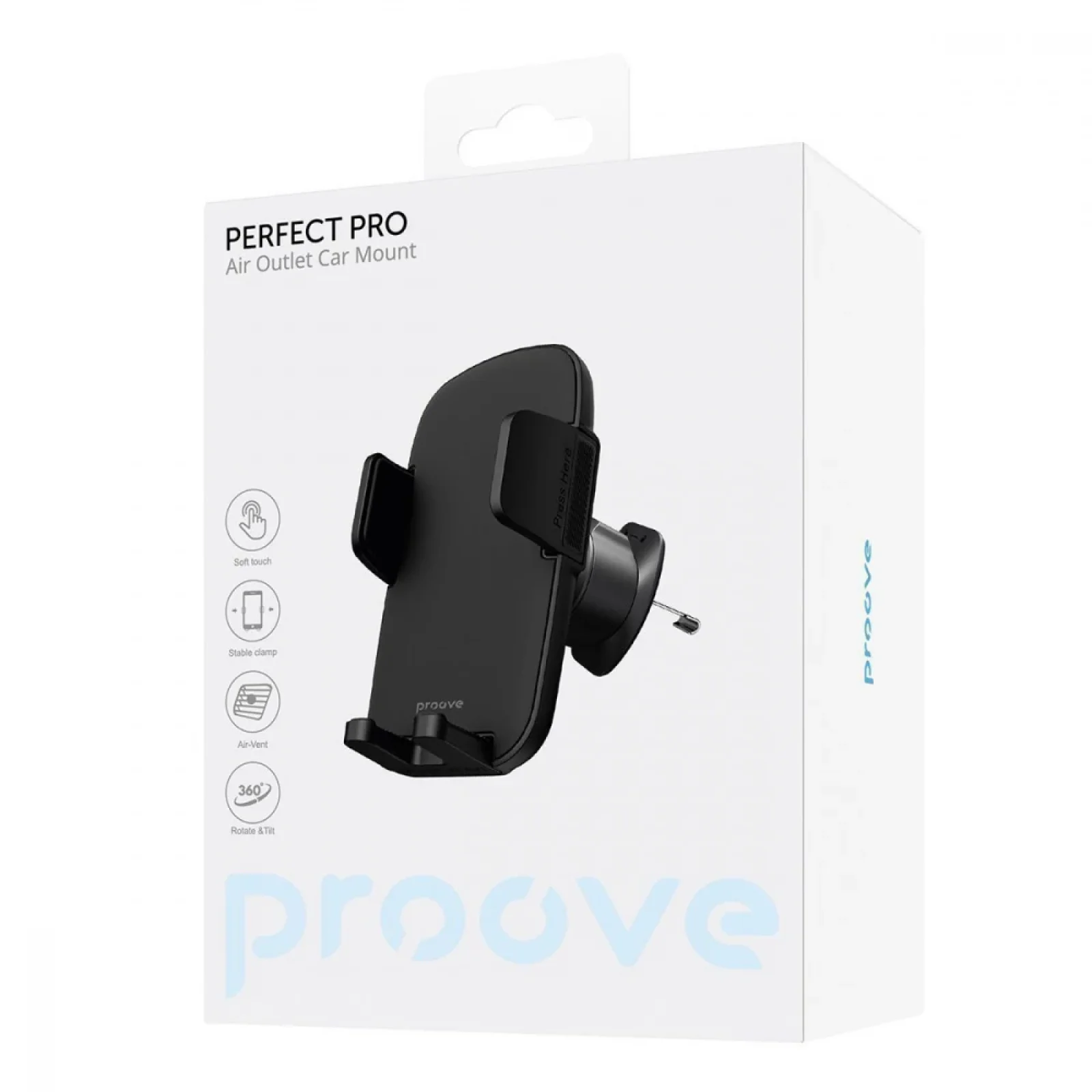 Автодержатель Proove Perfect Pro Air Outlet Car Mount Black CHPP00000001