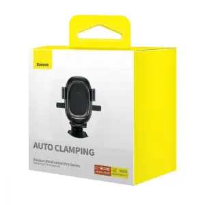 Автодержатель Baseus UltraControl Pro Series Clamp-Type Black, C40351600113-00