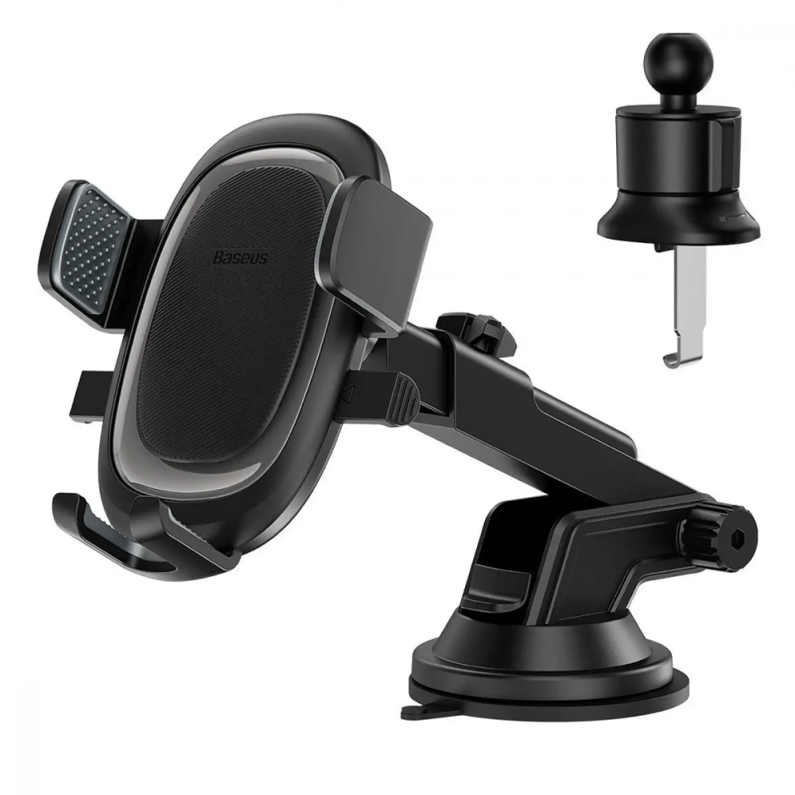 Автодержатель Baseus UltraControl Pro Series Clamp-Type Black, C40351600113-00