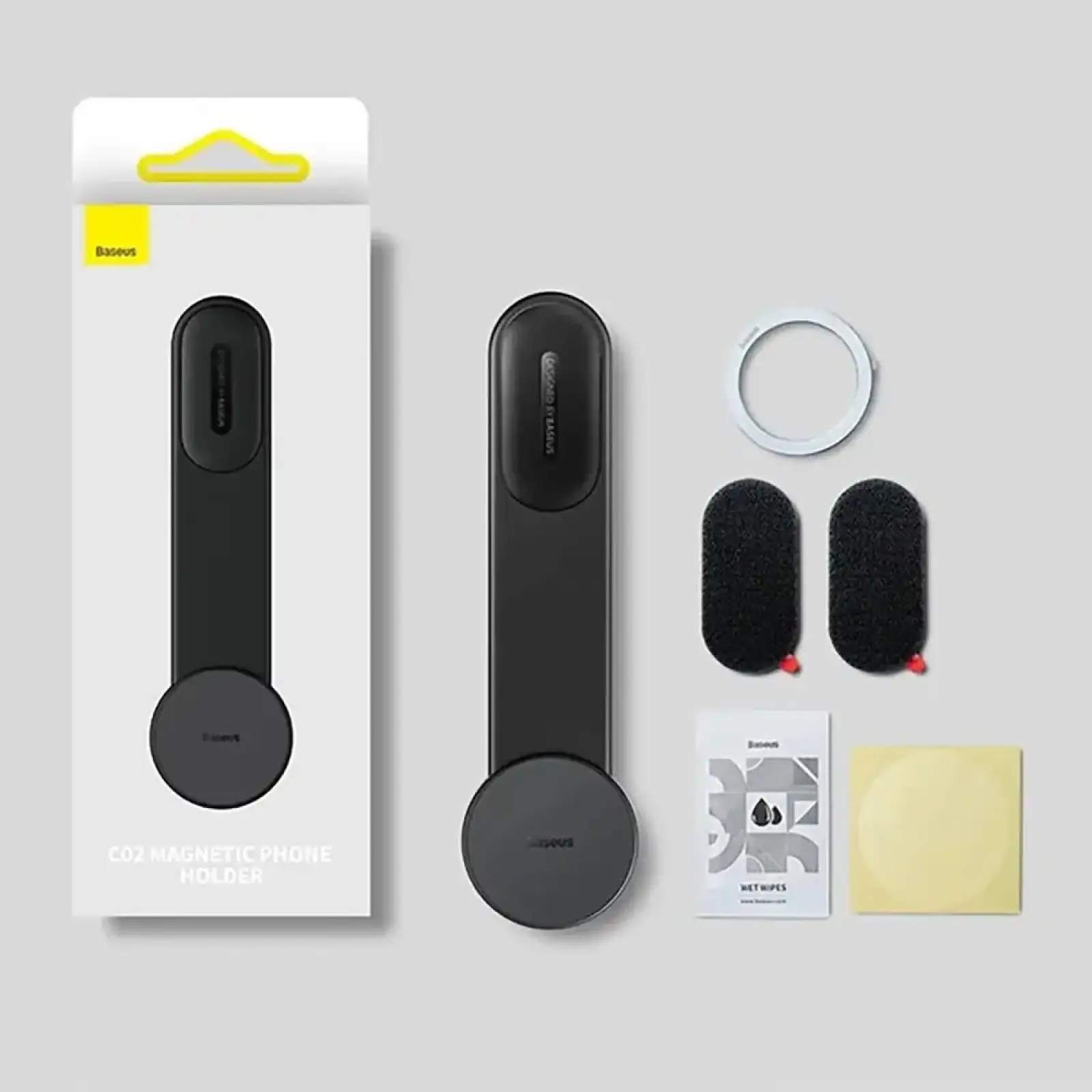 Автомобільний тримач Baseus C02 Magnetic Car Mount Black
