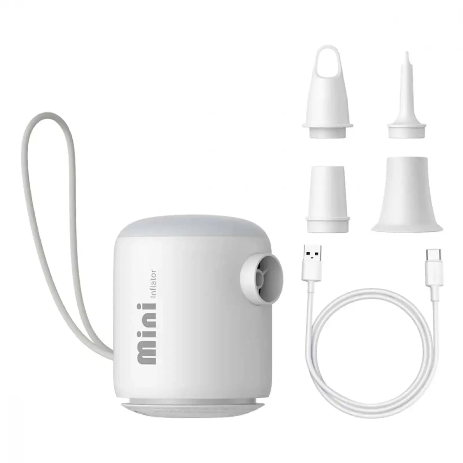 Портативний насос Baseus PocketGo Portable Air Pump White, C11157700221-00