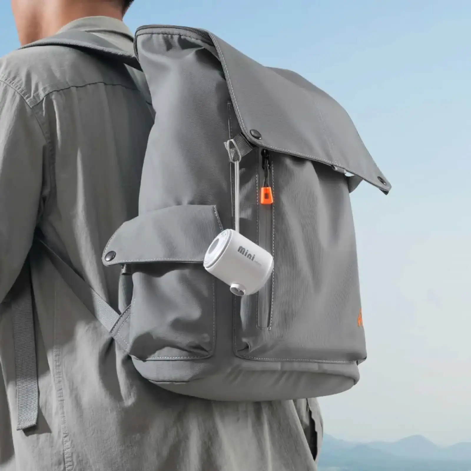 Портативний насос Baseus PocketGo Portable Air Pump White, C11157700221-00