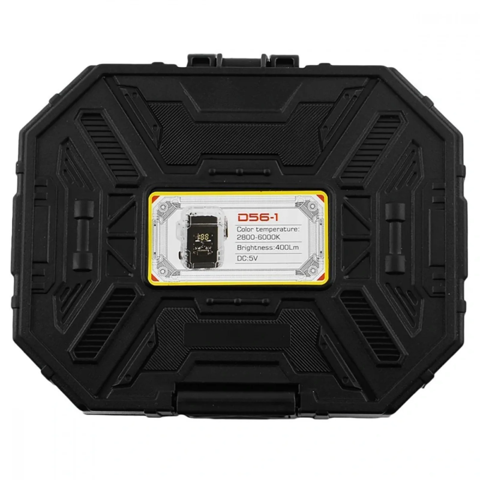 Акумуляторний LED ліхтарик D56-1 з запальничкою Black