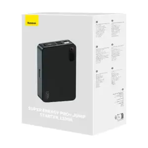 Пусковий пристрій Baseus Super Energy Pro+ 1200A Black, C00245700111-00