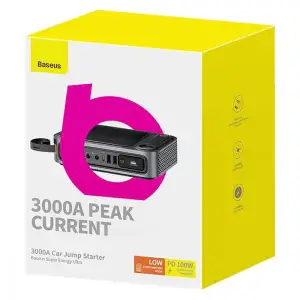 Пусковое Устройство Baseus Super Energy Ultra Jump Starter 3000A Black, C00251400111-00
