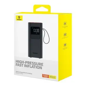 Автомобильный насос Baseus SuperMini Pro Black, C11159300111-00