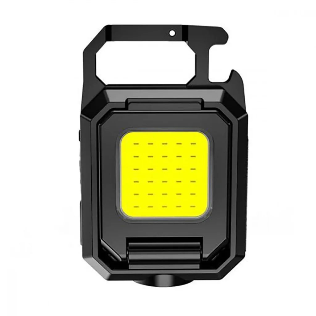 Акумуляторний LED ліхтарик WJ808 с Type-C (карабин, магнит) Black