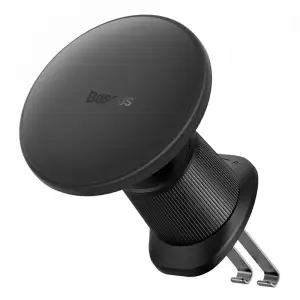 Автомобільний тримач з Бездротовим ЗП Baseus CW01 Magnetic 15W Black