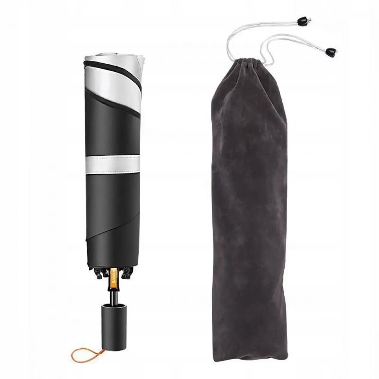 Сонцезахисна парасолька для автомобіля Baseus CoolRide Doubled-Layered Windshield Sun Shade Umbrella Black