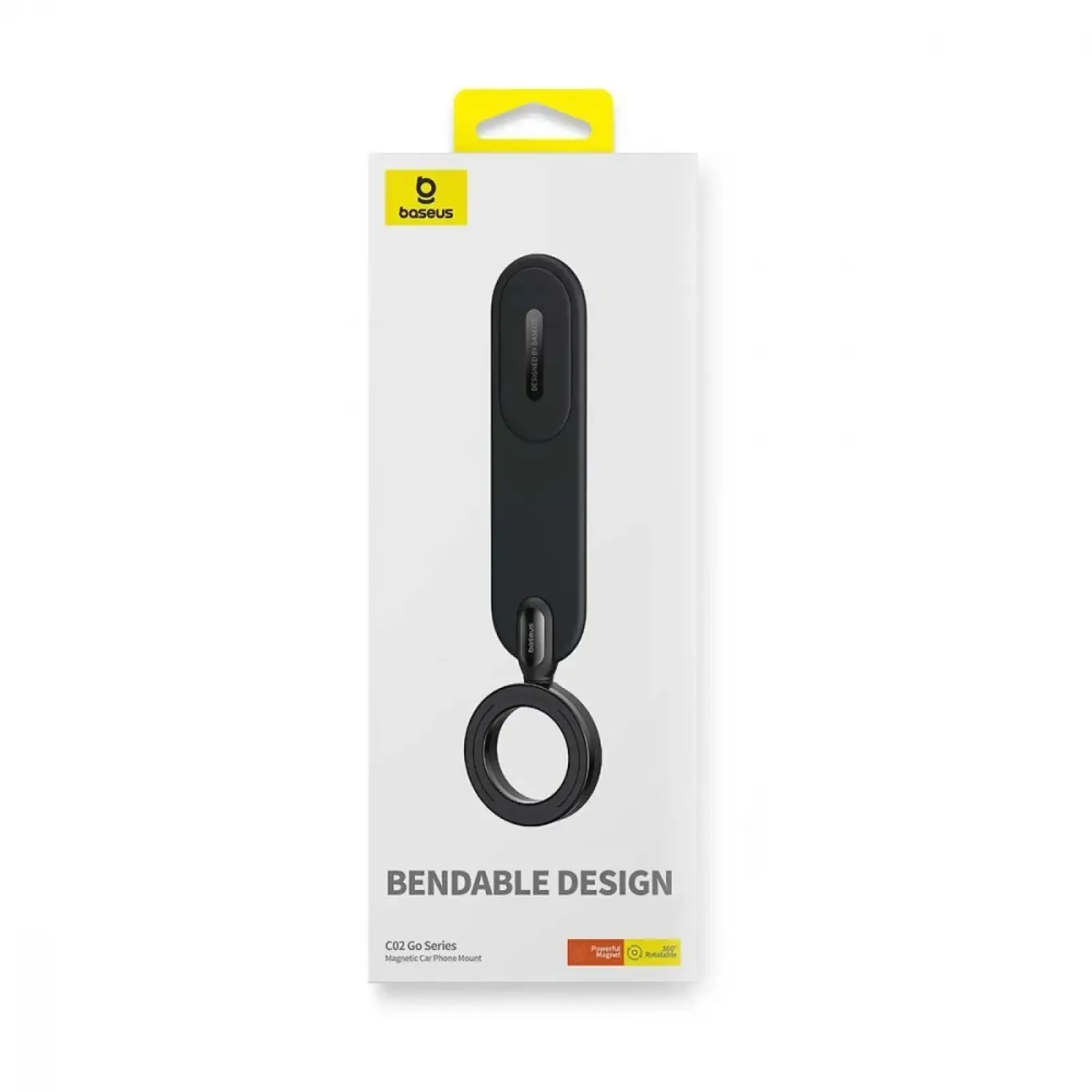 Автомобільний тримач Baseus C02 Go Series Magnetic Car Phone Mount Black