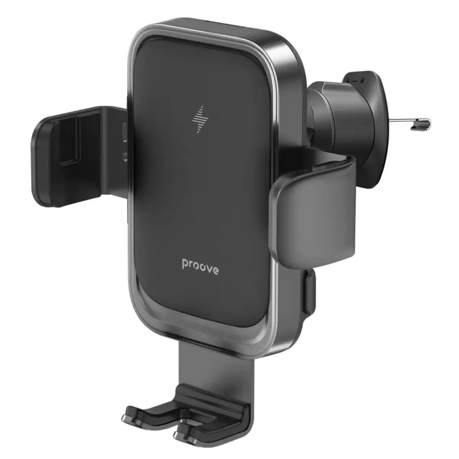 Автомобільний тримач Proove Nitro Charge 15W Matte Black (WHNC15002005)