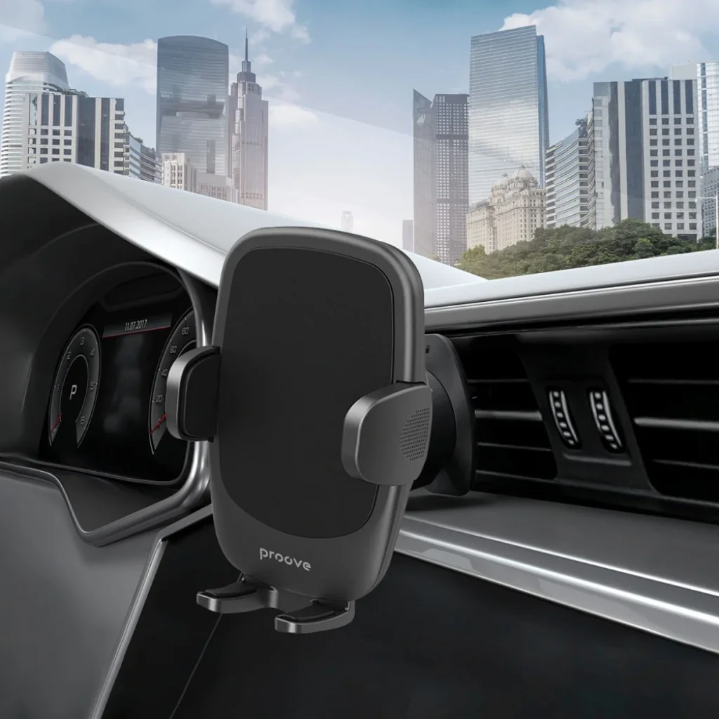 Автомобільний тримач Proove Soft Lock Air Outlet Car Mount Black, CHSL00000001