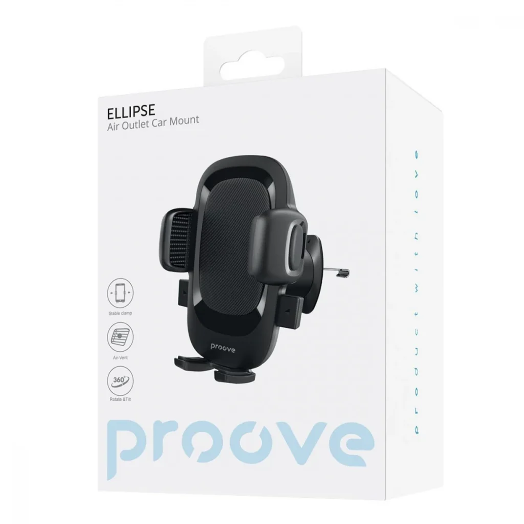 Автодержатель Proove Ellipse Air Outlet Car Mount Black, CHEC00000001