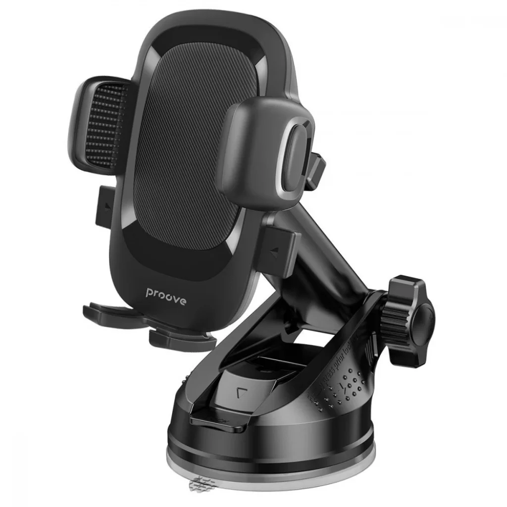 Автомобільний тримач Proove Ellipse Suction Type Car Mount Black, CHES00000001