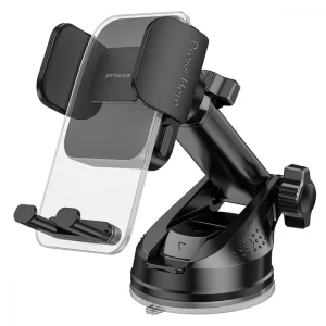 Автомобільний тримач Proove Crystal Clamp Plus Suction Type Car Mount Black, CHCSP0000001