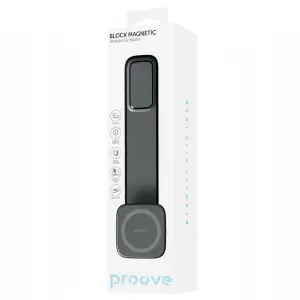 Автомобільний тримач Proove Block Magnetic Stick-on Car Mount Black, CHBM00000001