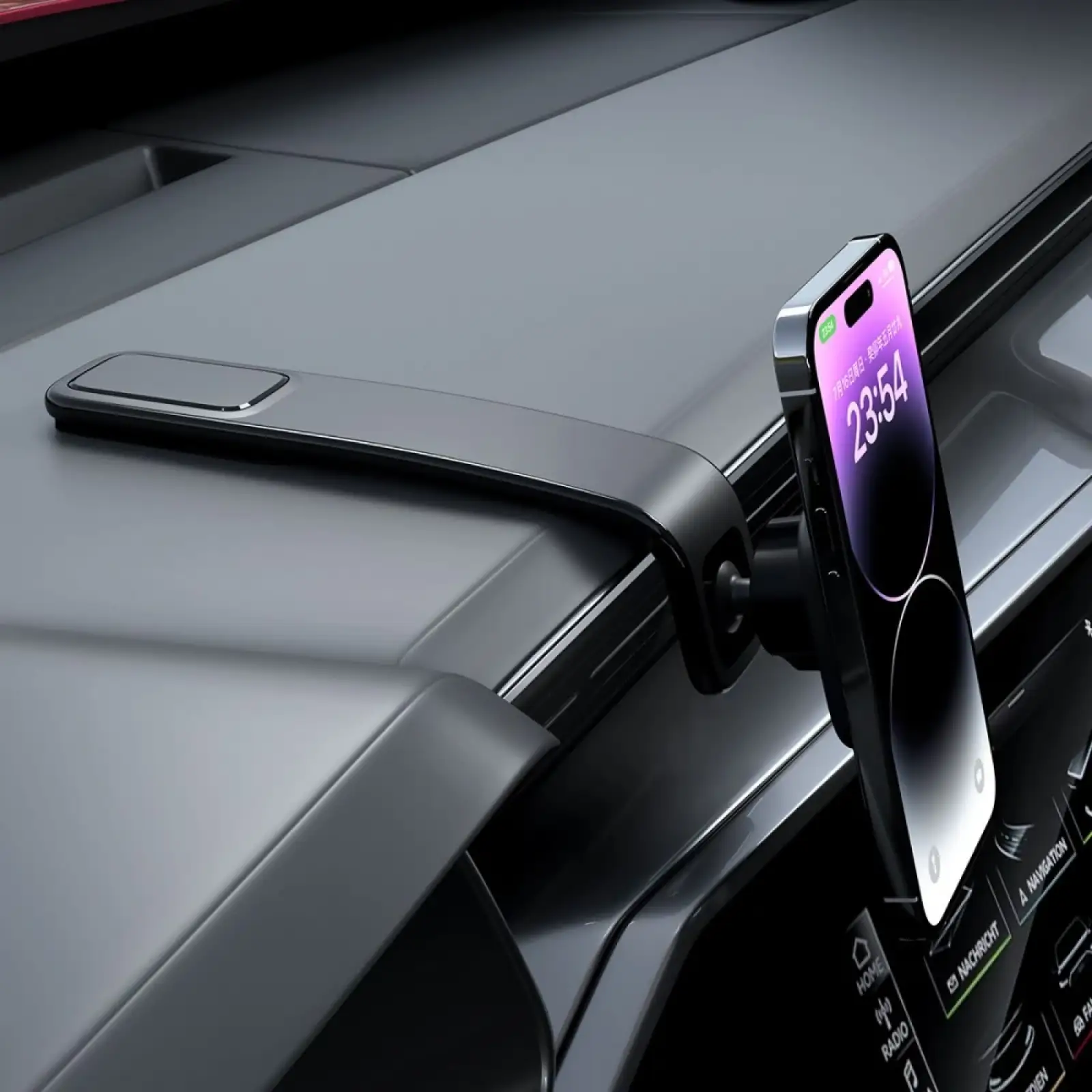 Автомобільний тримач Proove Block Magnetic Stick-on Car Mount Black, CHBM00000001