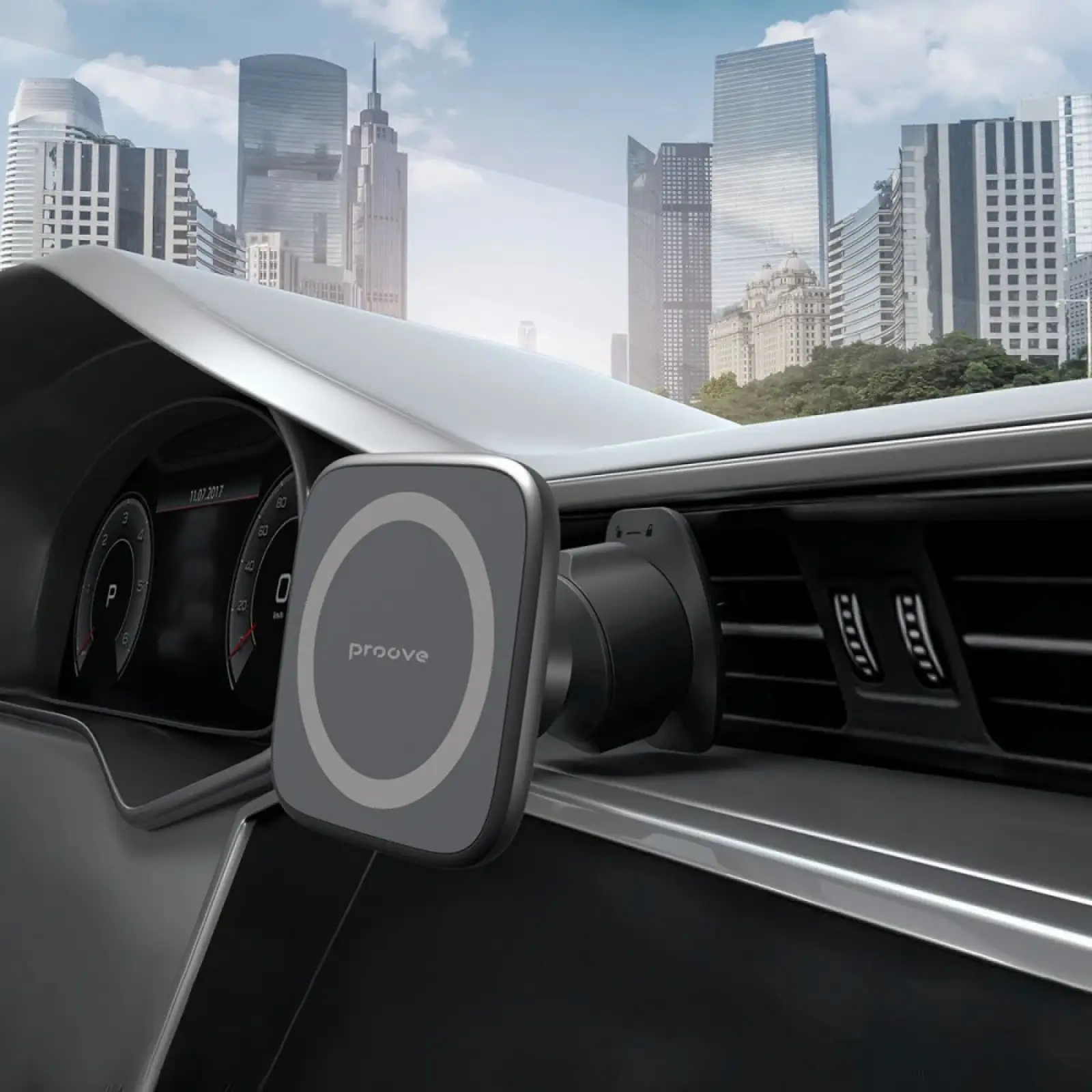 Автодержатель Proove Block Magnetic Air Outlet Car Mount Black, CHMA00000001