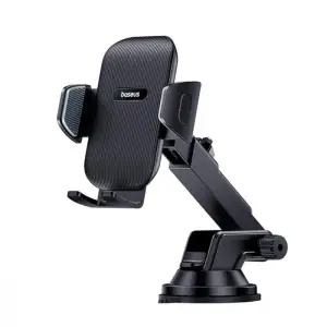 Автомобiльний тримач Baseus UltraControl Go Series Clamp-Type (Suction Cup Version) black, C40361600111-00
