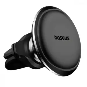 Автомобільний тримач Baseus Magnetic Car Mount with Cable Clip Air Vent Version Black