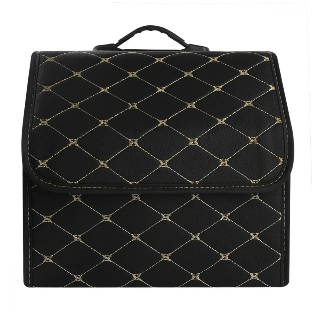 Органайзер в багажник автомобиля 34см*30см*30см Black Beige