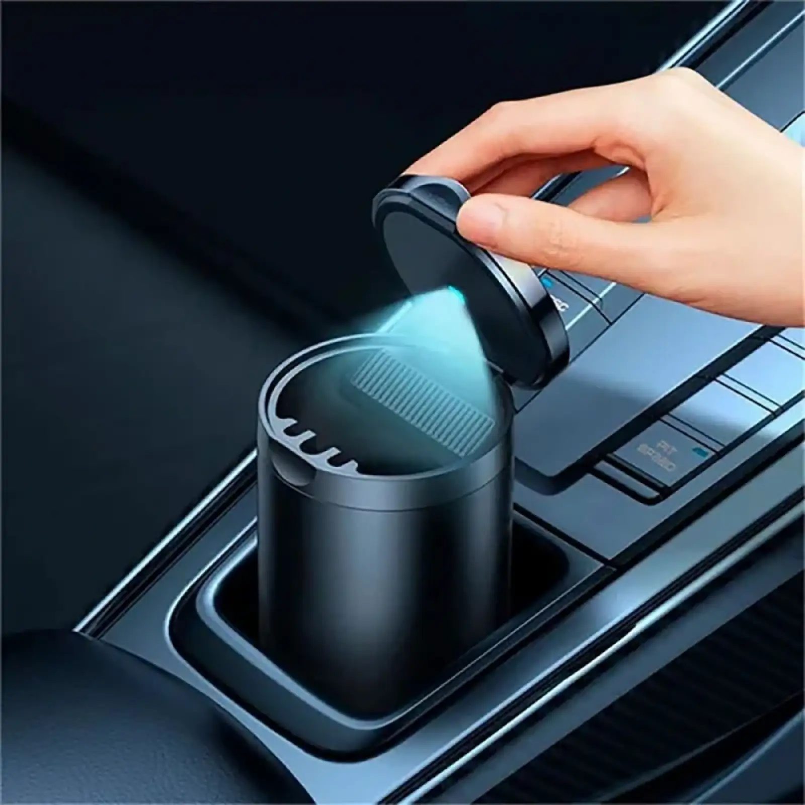 Автомобільна попільничка Baseus Premium Car Ashtray (2 Series) Black, C20464700111-00