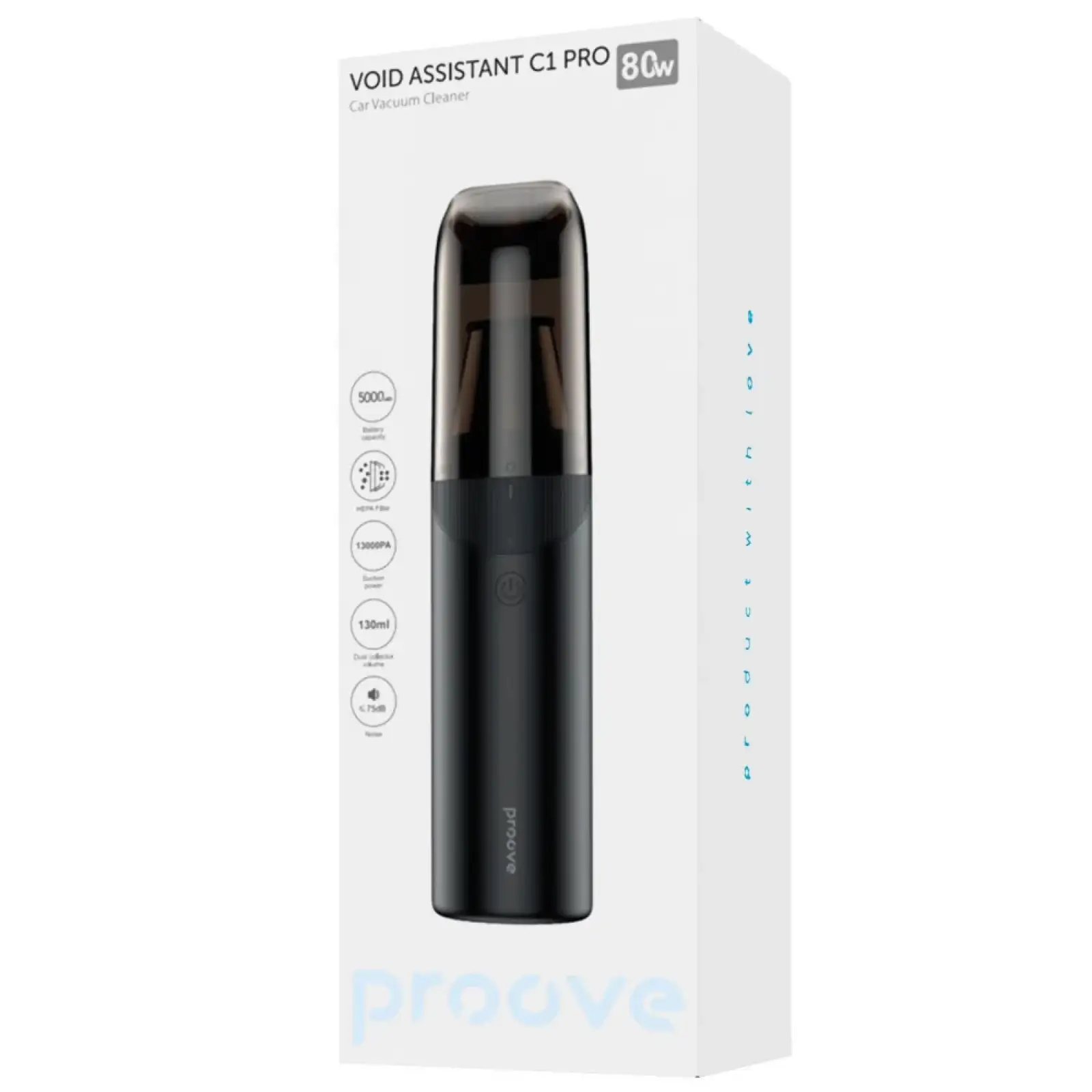 Портативний пилосос Proove Void Assistant С1 Pro (13000pa) Black, PAVC10751201